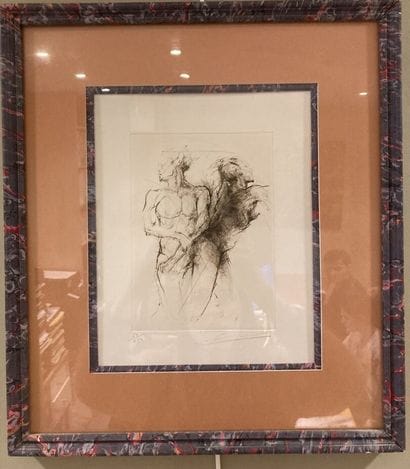 Nude study
Print signed lower right and numbered...