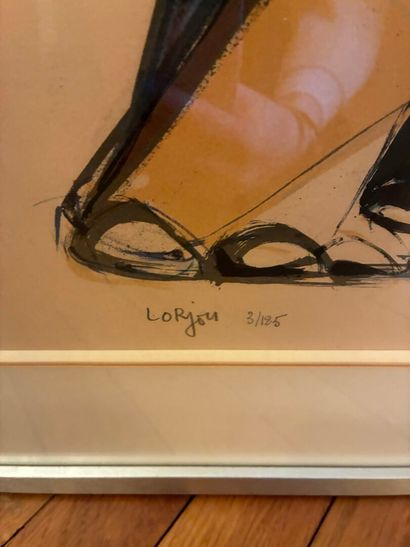After LORJOU
Bird
Color print signed and...