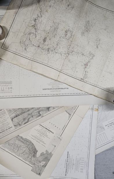 Batch of nautical charts