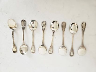 Eight ice-cream spoons in 1st grade 950‰...
