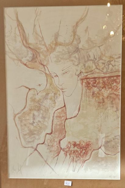 Modern school
Young boys
Two color lithographs...