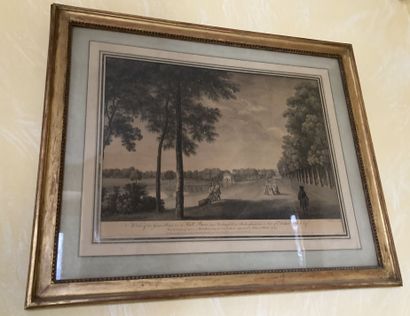 Lot of black prints
18th century
Framed (insolated)

LOT...