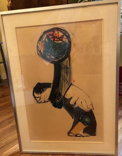 After LORJOU
Bird
Color print signed and...