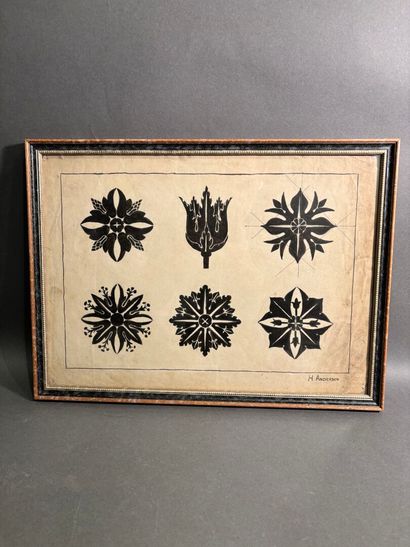 H. ANDERSON (20th century)
Project for decorative...