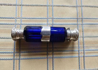 Two-compartment flask, silver mount ≥ 800‰,...
