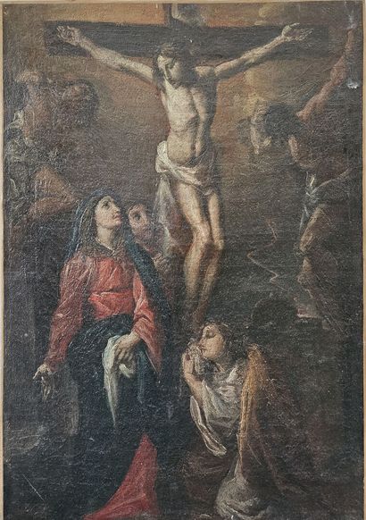 19th century French school
Crucifixion
Oil...