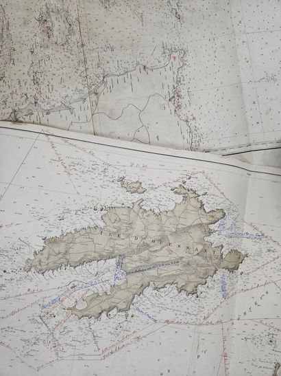 Batch of nautical charts