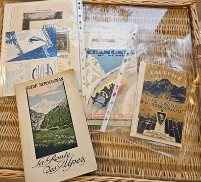 Lot of various stamps and documents about...