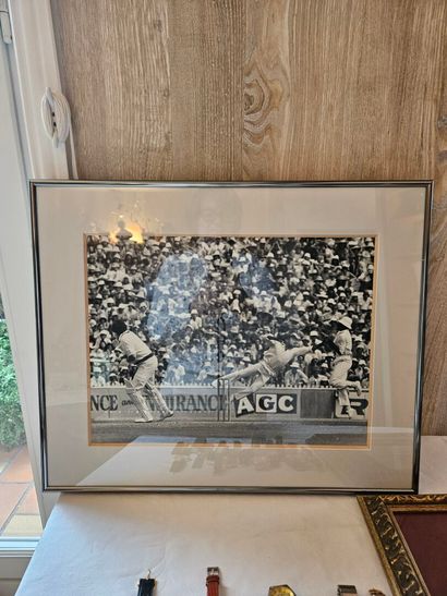Lot of frames including embroidery depicting...