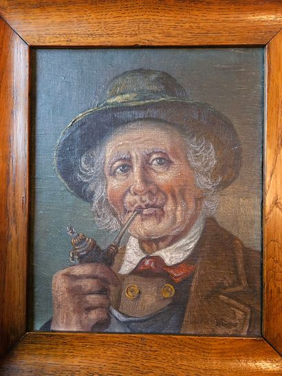 Otto VON PIDOLL (20th century)
Man with pipe
Oil...