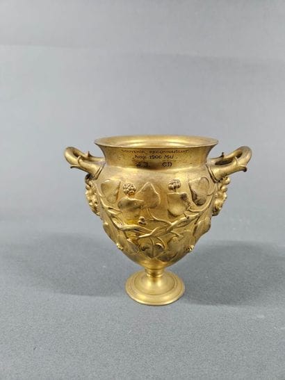 Ferdinand LEVILLAIN (1837-1905)
Small gilt-bronze...