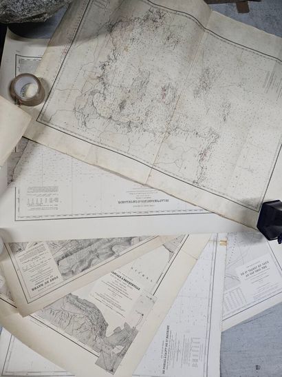 Batch of nautical charts
