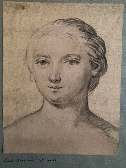 After Rosalba
Woman's head
Black pencil
17...