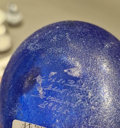 KOSTA BORDA
Blue glass paste soliflore
H....