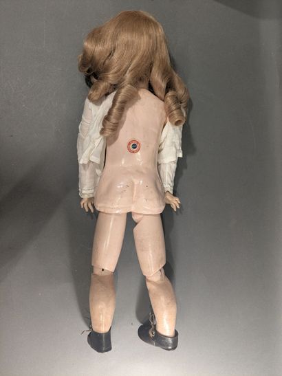Porcelain doll, head marked SFBJ Paris T.11,...