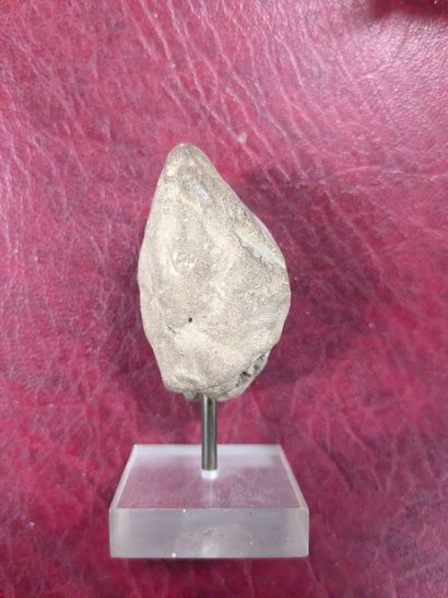 Enturbanned terracotta head
Plinth
H. 4.5...