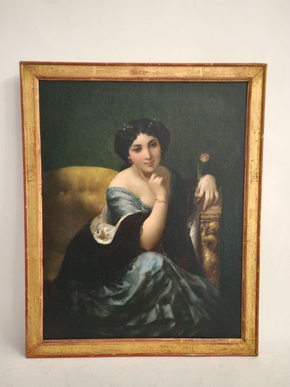 Modern school, in the taste of Ingres
Young...