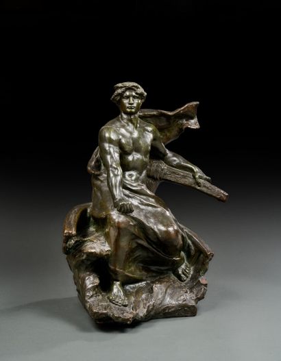Georges COLIN (1876-1917)
The Pilot
Terracotta...