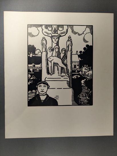 Jean-Émile LABOUREUR (1877-1943)
Le Calvaire...