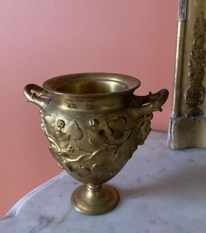 Ferdinand LEVILLAIN (1837-1905)
Small gilt-bronze...