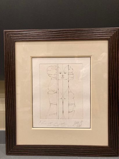 Gérard DARAN (born 1946)
Abstract characters
Pair...