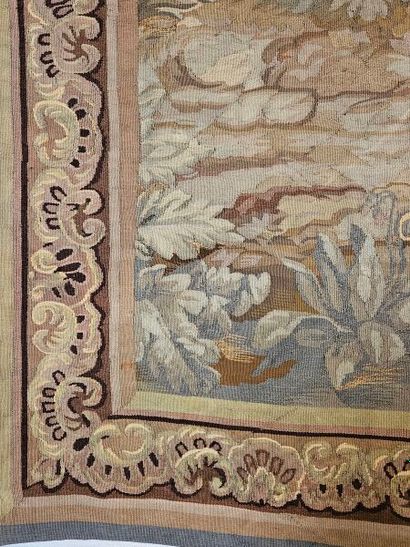 Tapestry in the Aubusson style with children...