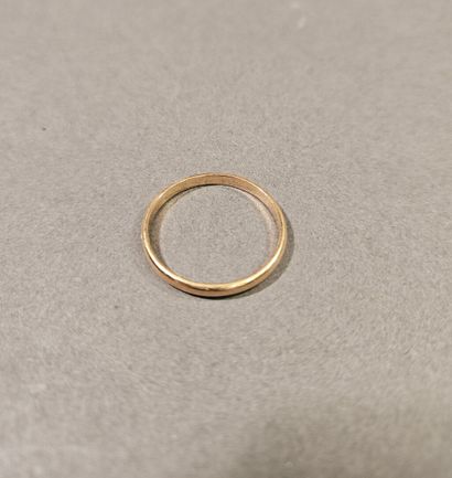 Yellow gold wedding band
Weight : 3 g