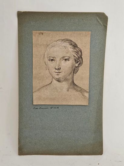 After Rosalba
Woman's head
Black pencil
17...
