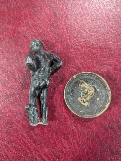 Hercules (?)
Group in chased and patinated...