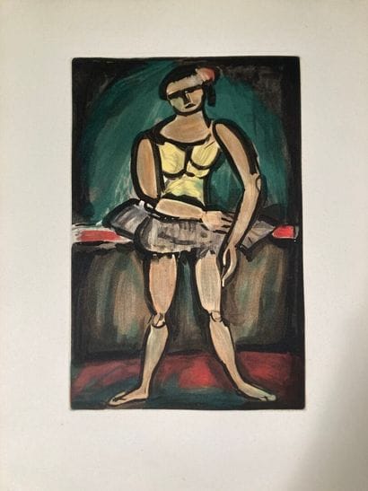 Georges ROUAULT (1871-1958)
Ballerina
Plate...
