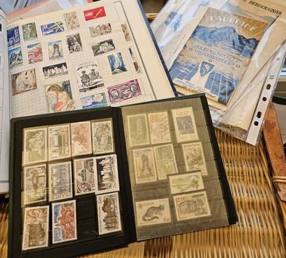 Lot of various stamps and documents about...