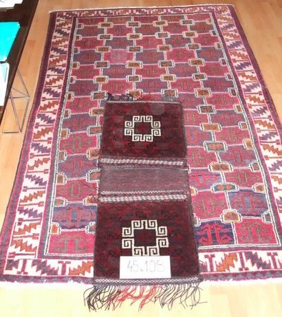 Afghan bisac
Circa 1960
45 x 108 cm