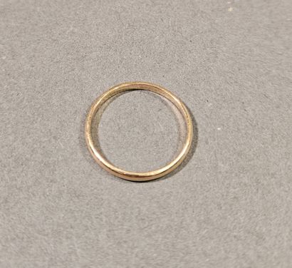 Yellow gold wedding band
Weight : 3 g