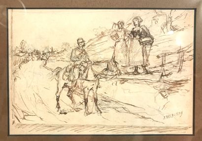 Jules DELAUNAY (circa 1845-1906)
Military...