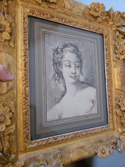 Boucher, after
Bust of a Woman reproduction...