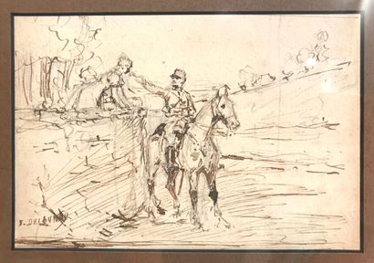 Jules DELAUNAY (circa 1845-1906)
Military...