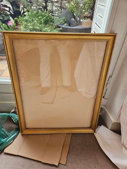 Lot of frames including embroidery depicting...