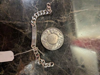 Silver lot including a Chef Jardinier medal...