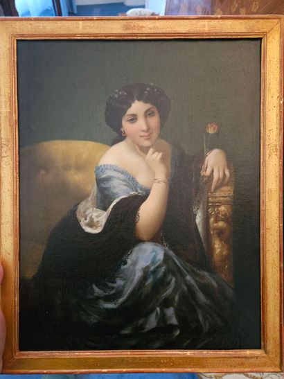 Modern school, in the taste of Ingres
Young...