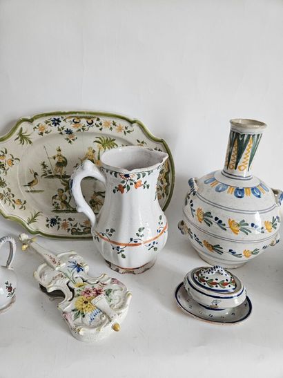 Eastern earthenware pitchers and jugs 
18th...