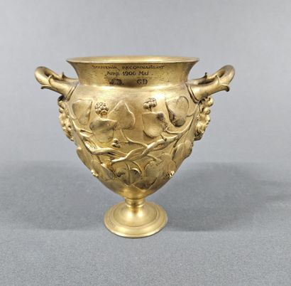 Ferdinand LEVILLAIN (1837-1905)
Small gilt-bronze...