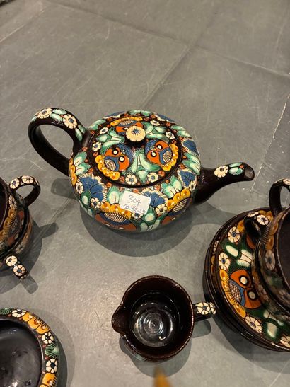 THOUNE earthenware tea and coffee set including...