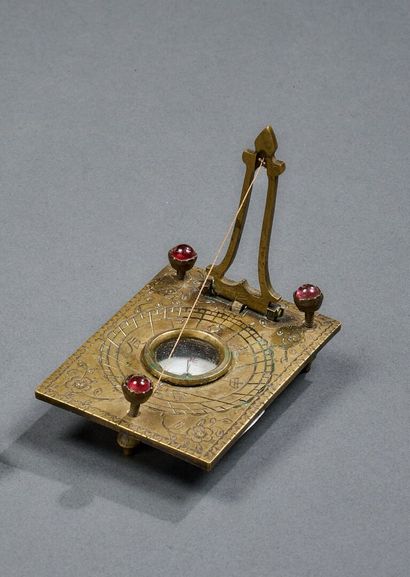 Brass sundial
Western model for the Chinese...