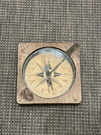 Set of two wooden compasses
One is German...