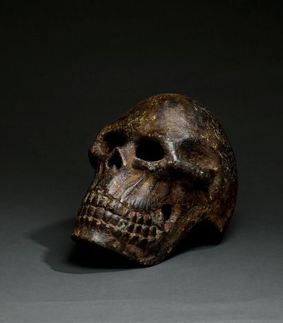 Memento Mori in wrought iron
Trace of oxidation...