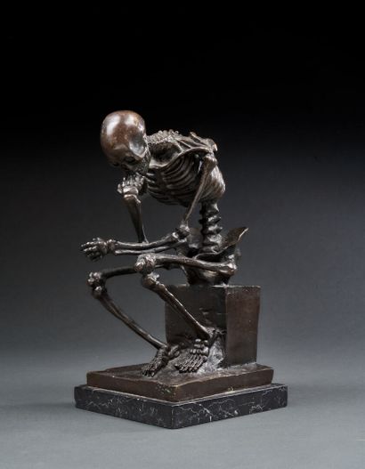 Max MILO (b. 1938), after
Dark patina bronze...
