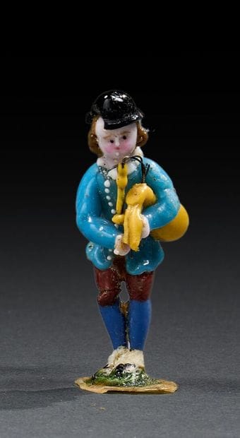 Spun glass miniature from Nevers depicting...