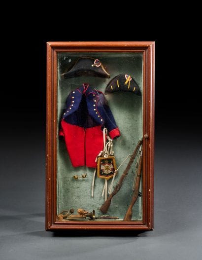 Small miniature uniform (hat, jacket, pants,...
