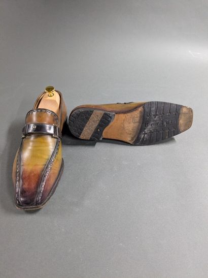 BERLUTI
Pair of men's leather shoes, size...