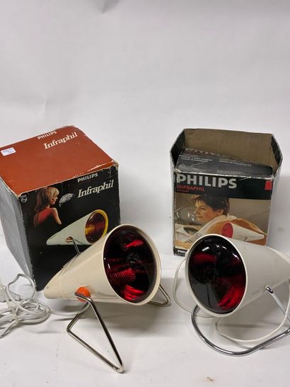PHILIPS
Set of two infrared lamps